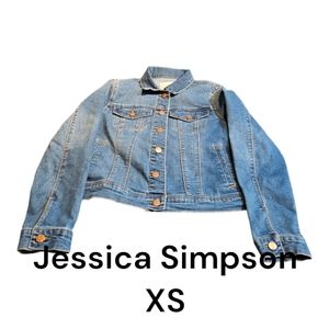 Jessica Simpson Lori Denim Jacket Ross XS